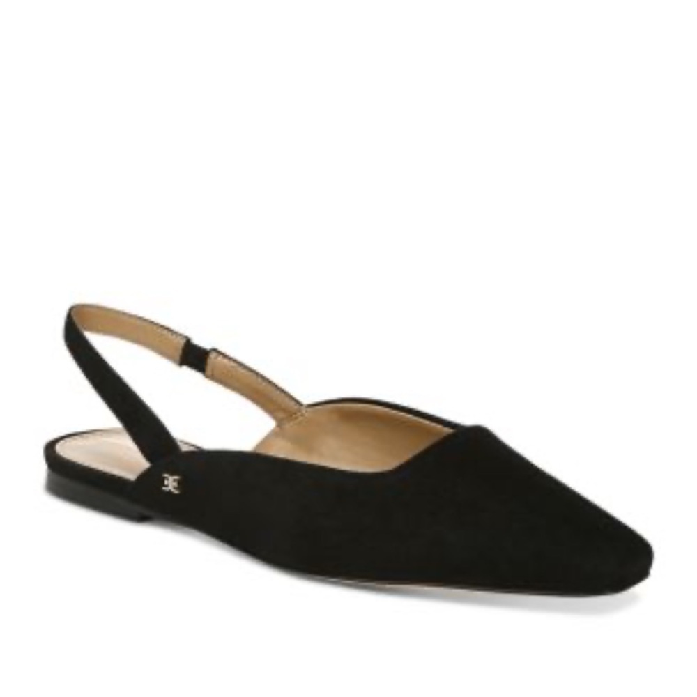 Sam Edelman Connell Black Slingback Flats Size 7.5
